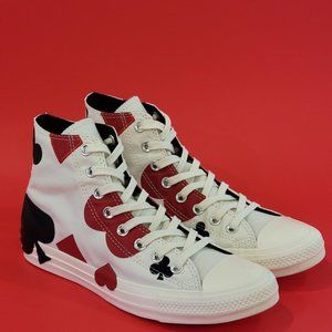 Converse CTAS Hi 'Queen of Hearts' Unisex Sneakers 165669C NWT
